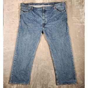 Levi's 505 Jeans Men's 50X31‎ (Tag 50X30) Blue Straight Regular Fit
